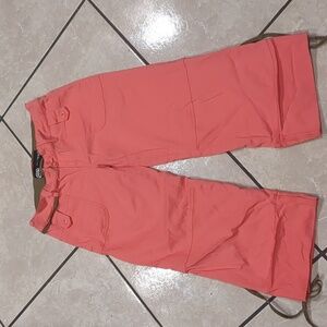 Vintage Y2K EchoRed Hot Pink Capris Cuffed Pants Size 11